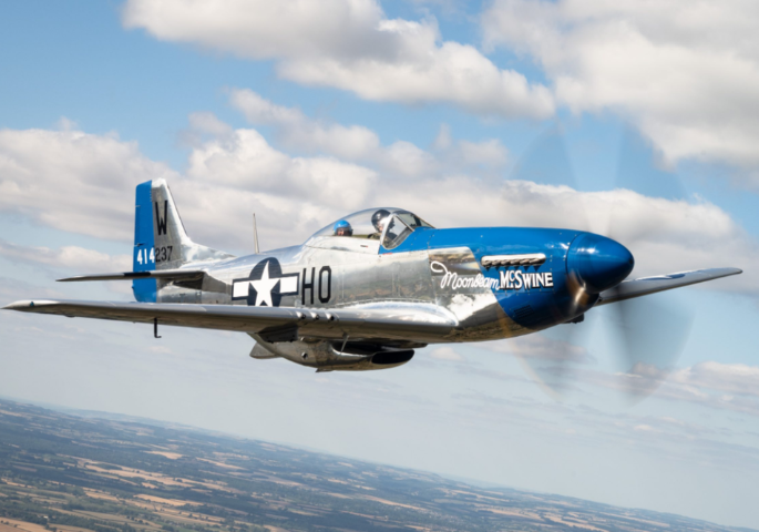 flight experiences fly in a P-51 Mustang Cotswold airport